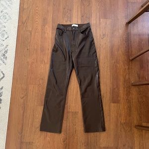 Abercrombie pleather pants
